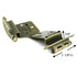Par de bisagras empotradas para gabinete de latón antiguo 28005 de 3/8" de Laurey Hardware