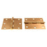 Pair Stanley 2 1/2" Cabinet Door Butt Hinges 2.5 X 2.5 Inch Satin Bronze 289-10