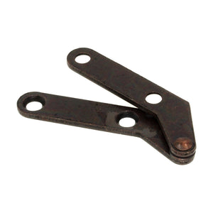 Cabinet Angled Offset Pin Knife Pivot Hinge For 3/4" Left Door Bronze 30234A-L