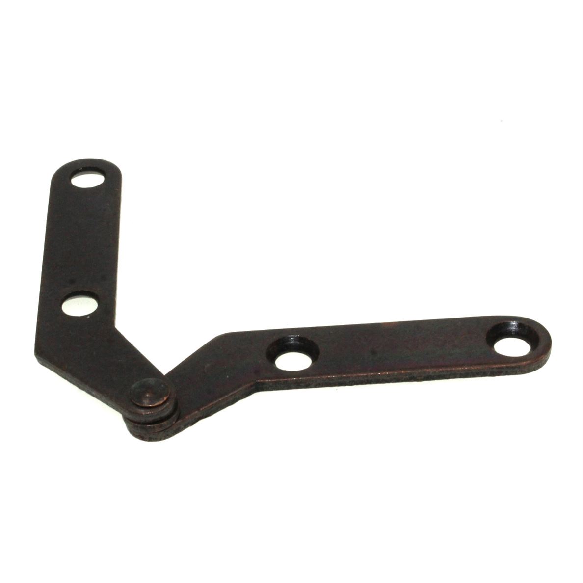 Angled Offset Pin Knife Pivot Hinge For 3/4" Right Door Bronze