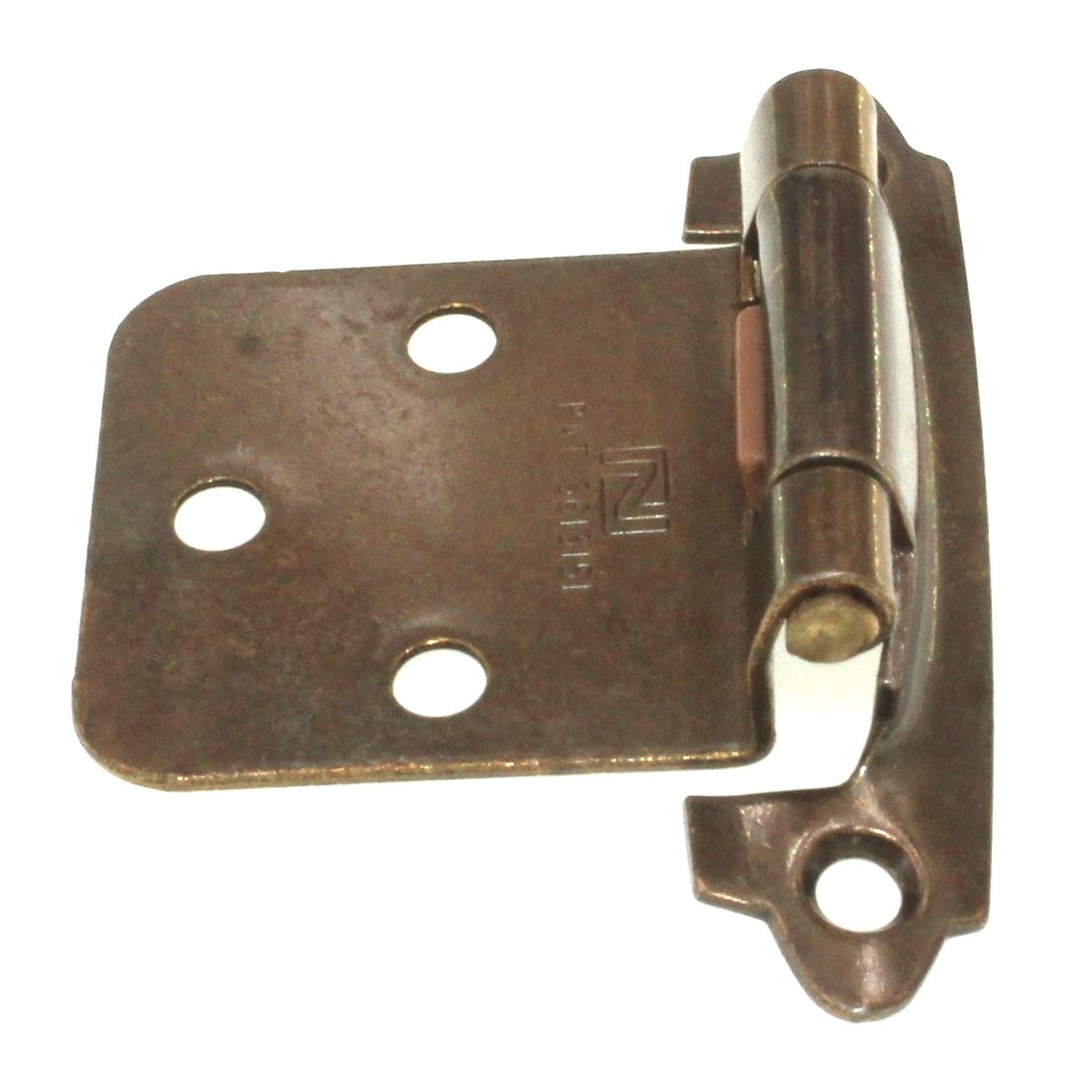 National Lock Yorktown Brass Face Mount Variable Overlay Cabinet Hinges B322F-4G
