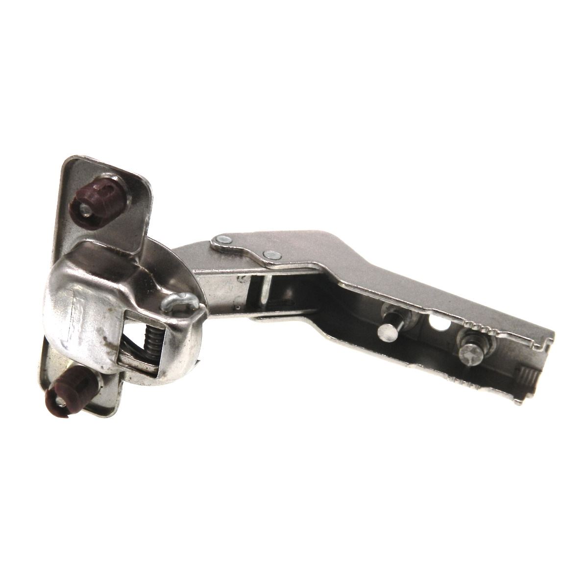 Amerock Slide-On Kidney Turn-a-Shelf Base Corner Cabinet Hinge Nickel 3240-3A