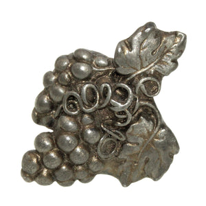 Anne at Home Grape Cluster Left Pewter with Bronze Wash 2" Cabinet Knob 328-132