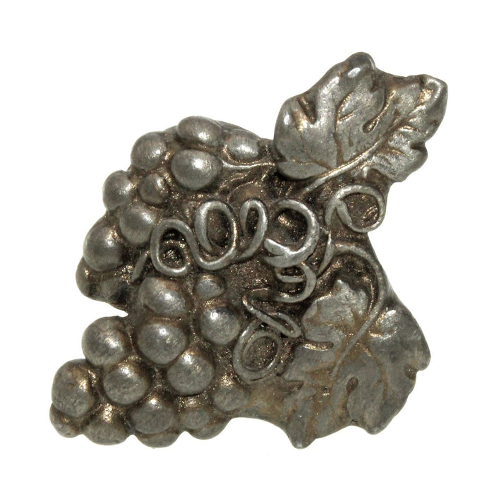 Anne at Home Grape Cluster Left Pewter with Bronze Wash 2" Cabinet Knob 328-132