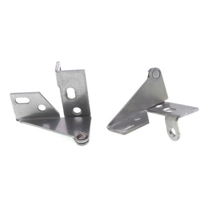Pair Stanley Knife-Pivot Cabinet Hinges Top and Bottom Full Overlay 35-0087
