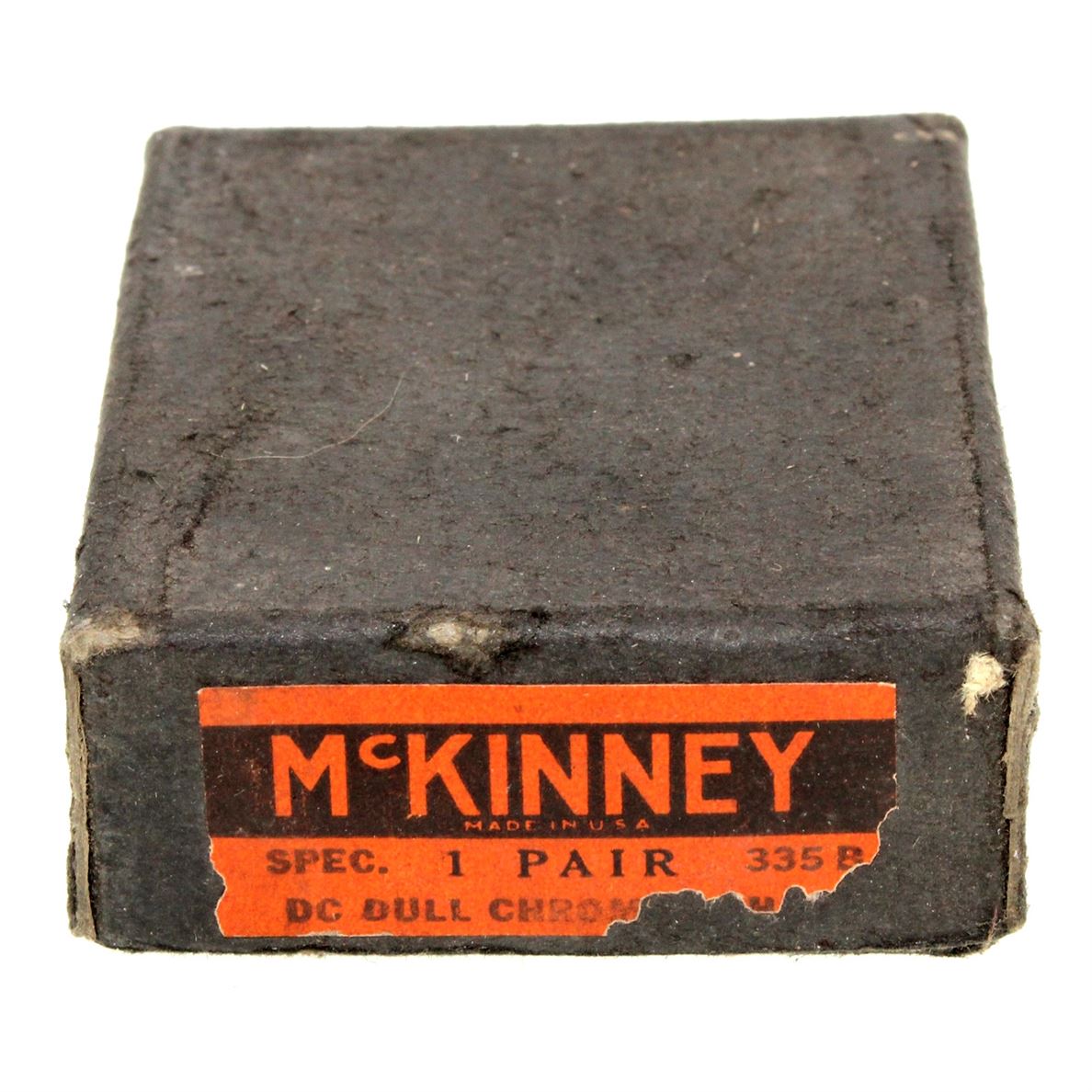 McKinney 2 1/4" x 2 1/4" Olive Knuckle Cabinet Hinges Left-Hand 2 Pack 335B-LH