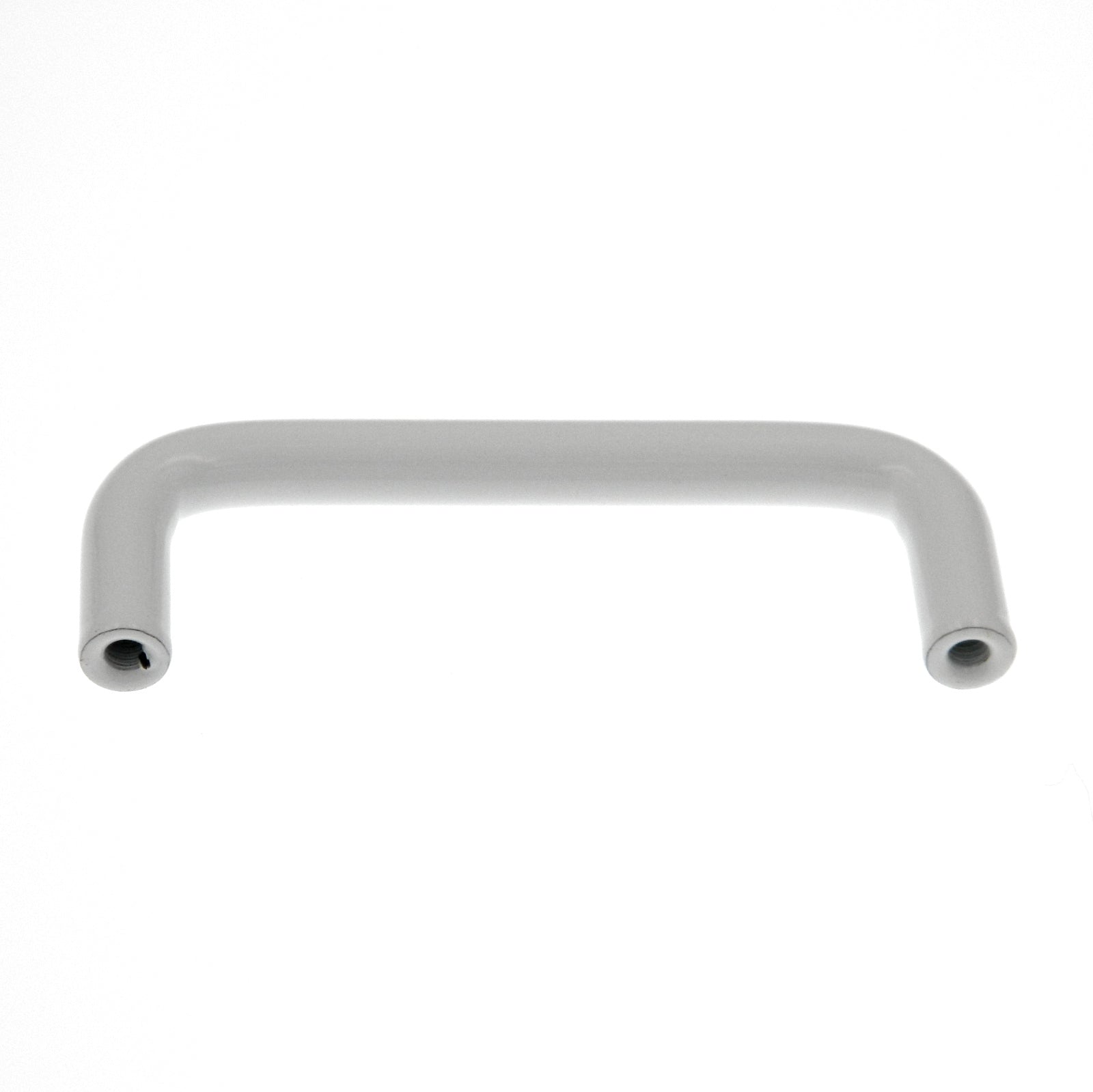 Laurey 34242 - Tirador de alambre para gabinete o cajón, color blanco, paquete de 5 unidades, 3 "cc