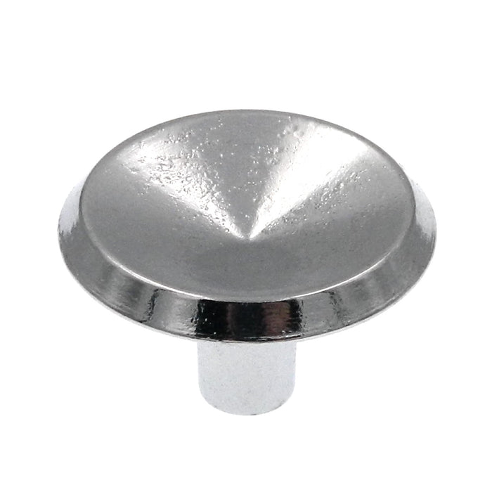 20 Pack of Guard Contemporary Chrome Round Flat Top 1" Knobs 3510SPB