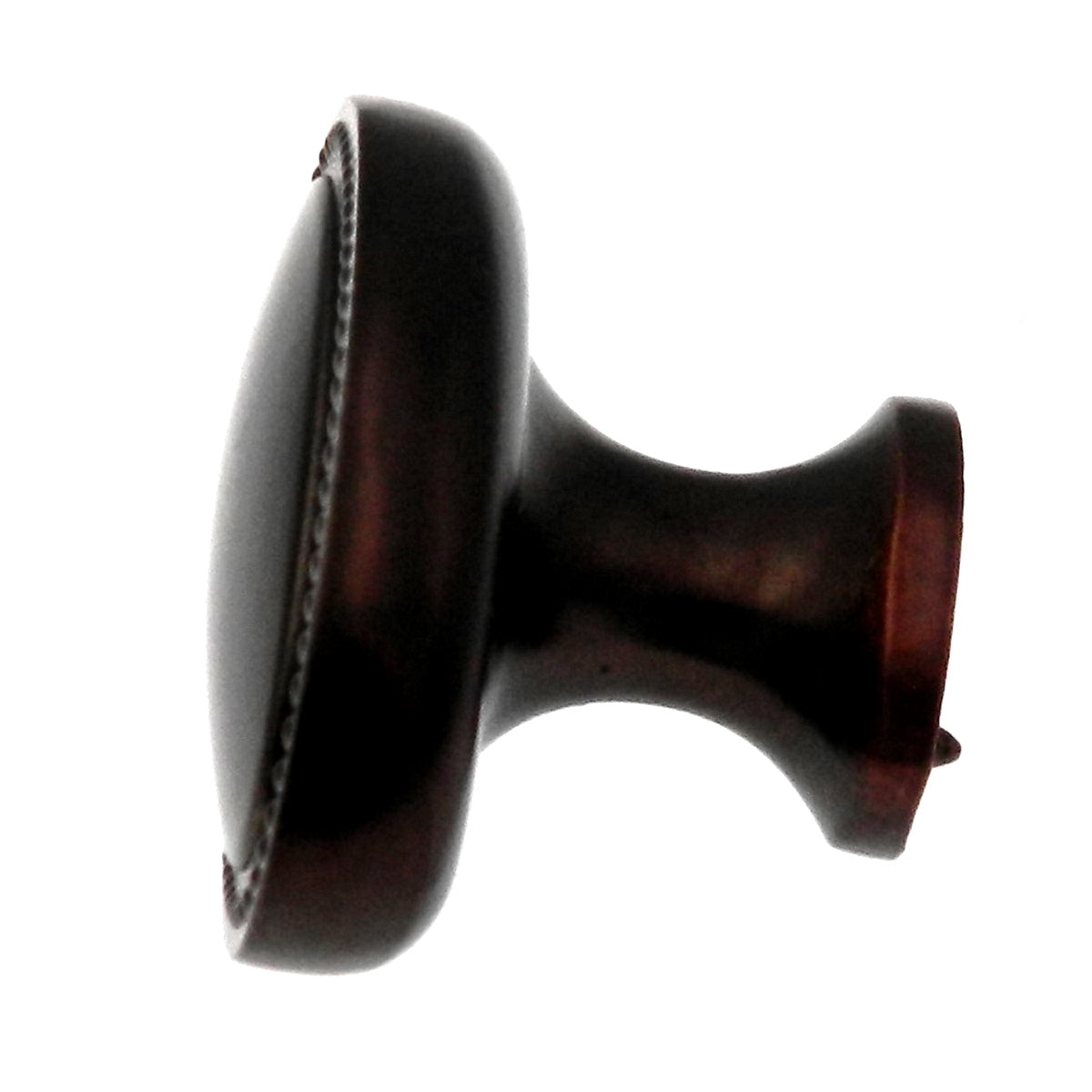 Paquete de 12 Allen + Roth Designer Bronce Dorado con cuentas Ovaladas 1 1/2" Perilla 40903