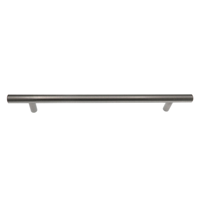 Style Selections European Bar Pull, 7.5 Inch (192mm) Centers Satin Nickel 40924