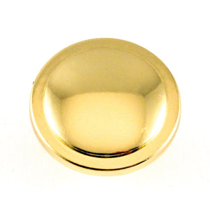 Ultra Polished Brass Round Dome 1 1/4" Cabinet Knob 41521