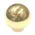Ultra Designer's Edge Polished Brass 1 1/4" Knob 41606