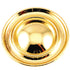 Ultra Polished Brass Round Disc 1 3/8" Cabinet Knob 41625