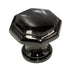 Ultra Hardware 1 1/4" Octagon Cabinet Knob Black Nickel 41646