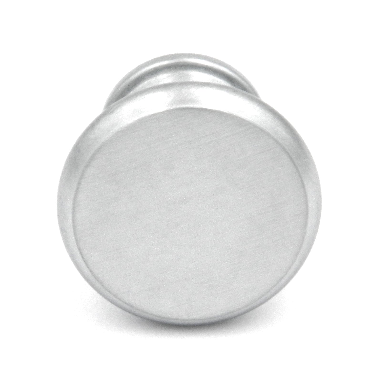 Ultra Designer's Edge Satin Chrome Solid Brass Round 1 1/8" Knob 41648