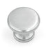 Ultra Designer's Edge Satin Chrome Solid Brass Round 1 1/8" Knob 41648
