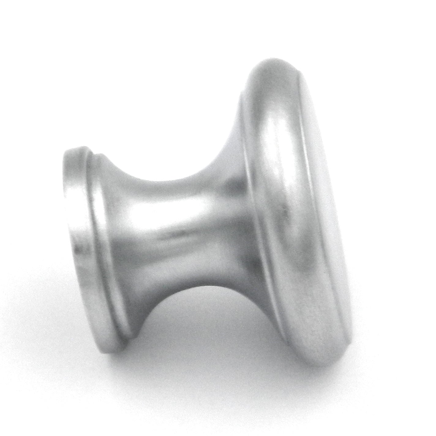 Ultra Designer's Edge Satin Chrome Solid Brass Round 1 1/8" Knob 41648