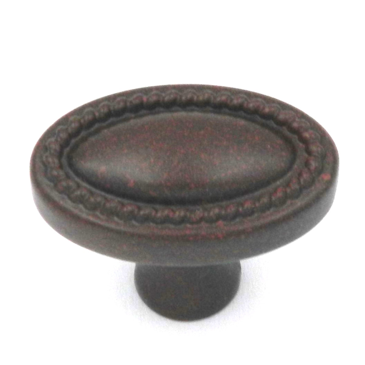 Ultra Designer's Edge Rust Oval Ridged 1 1/4" Knob 41724R1