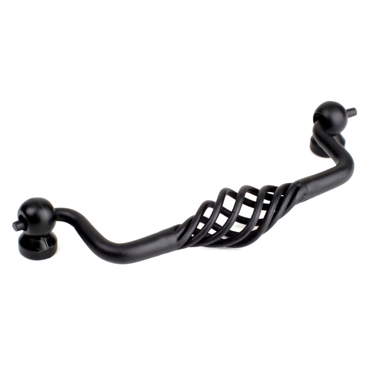 Century Orleans 44038-MB Manija para cajón con tirador de fianza, color negro mate, 5" (128 mm) cc