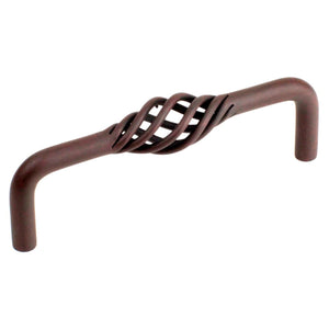 Century Orleans 44047-NR Natural Rust 4"cc Birdcage Drawer Handle