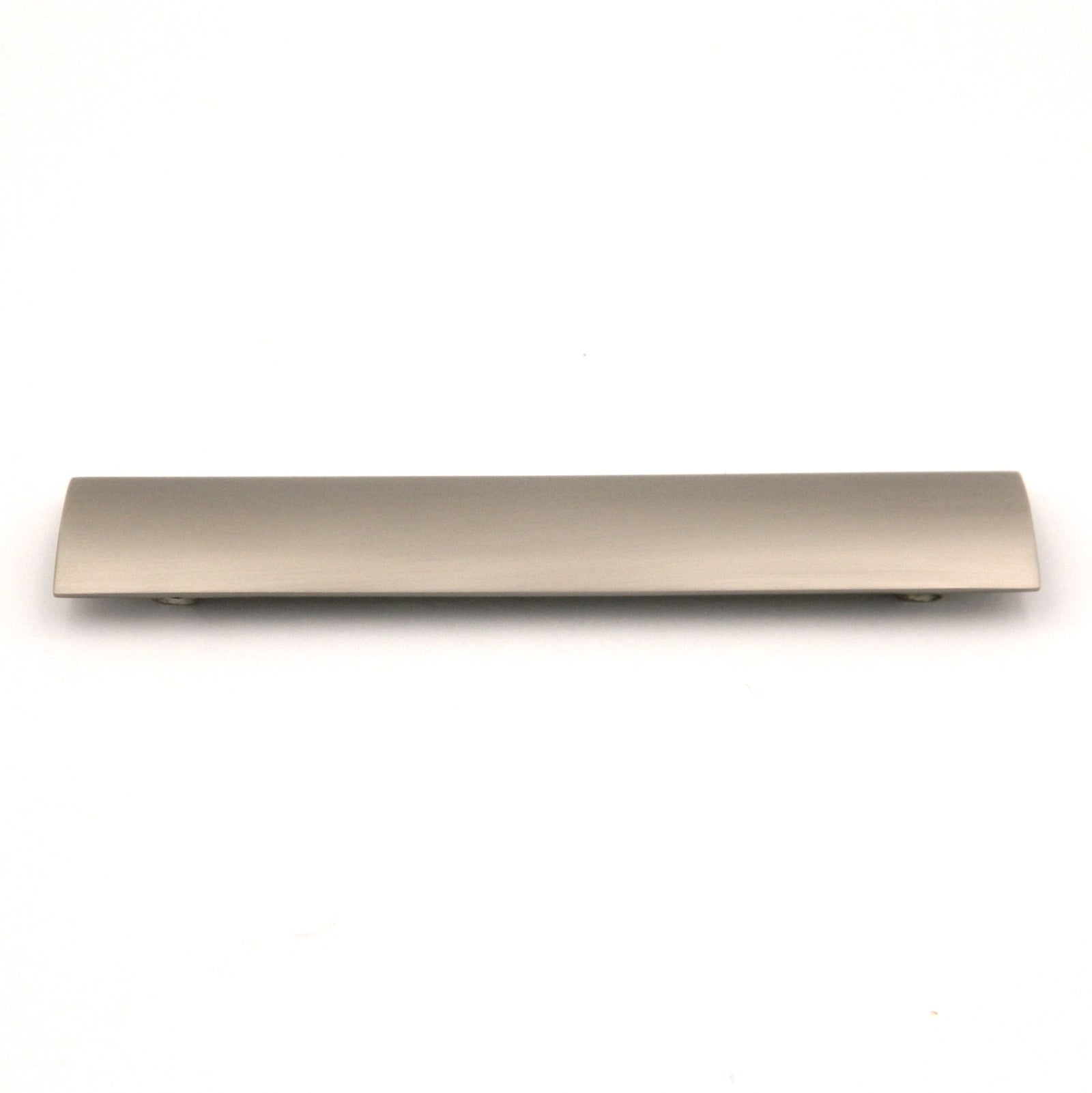 Belwith Keeler Flat Nickel 3 3/4"cc Sleek Drawer Finger Cup Pull 44351-9129