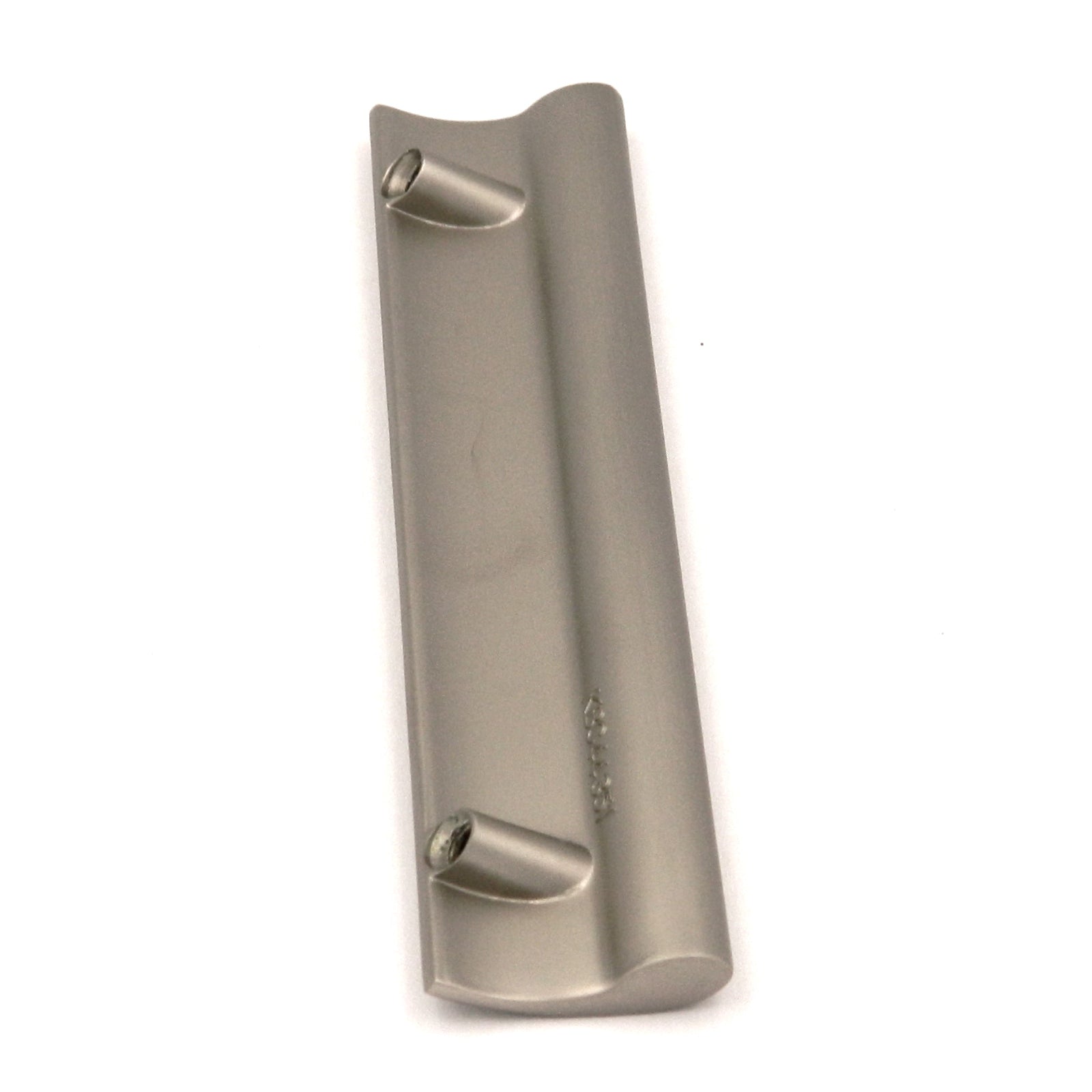 Belwith Keeler Flat Nickel 3 3/4"cc Sleek Drawer Finger Cup Pull 44351-9129