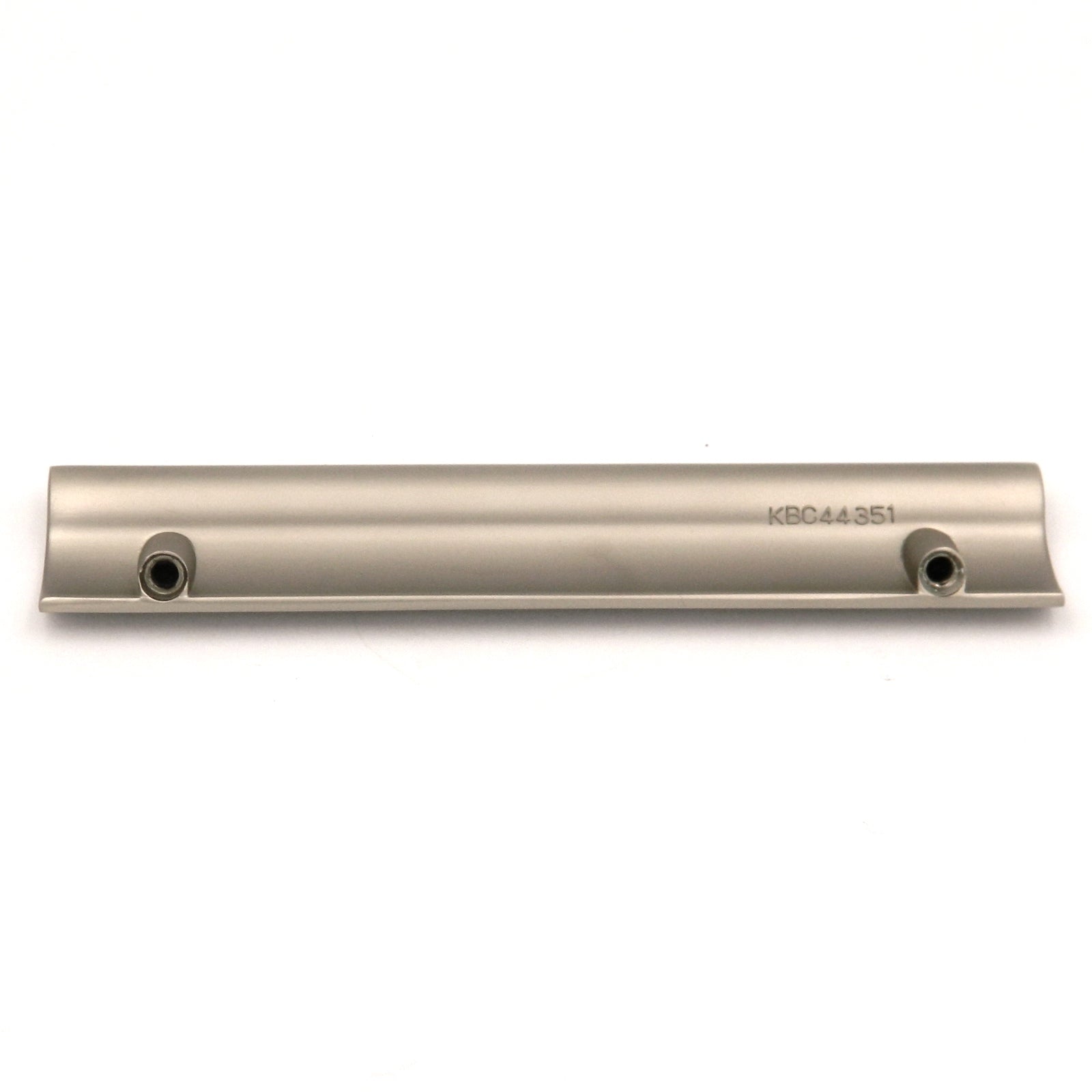 Belwith Keeler Flat Nickel 3 3/4"cc Sleek Drawer Finger Cup Pull 44351-9129