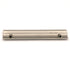 Belwith Keeler Flat Nickel 3 3/4"cc Sleek Drawer Finger Cup Pull 44351-9129