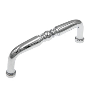 Laurey Polished Chrome 3"cc Solid Brass Handle Pull 45326