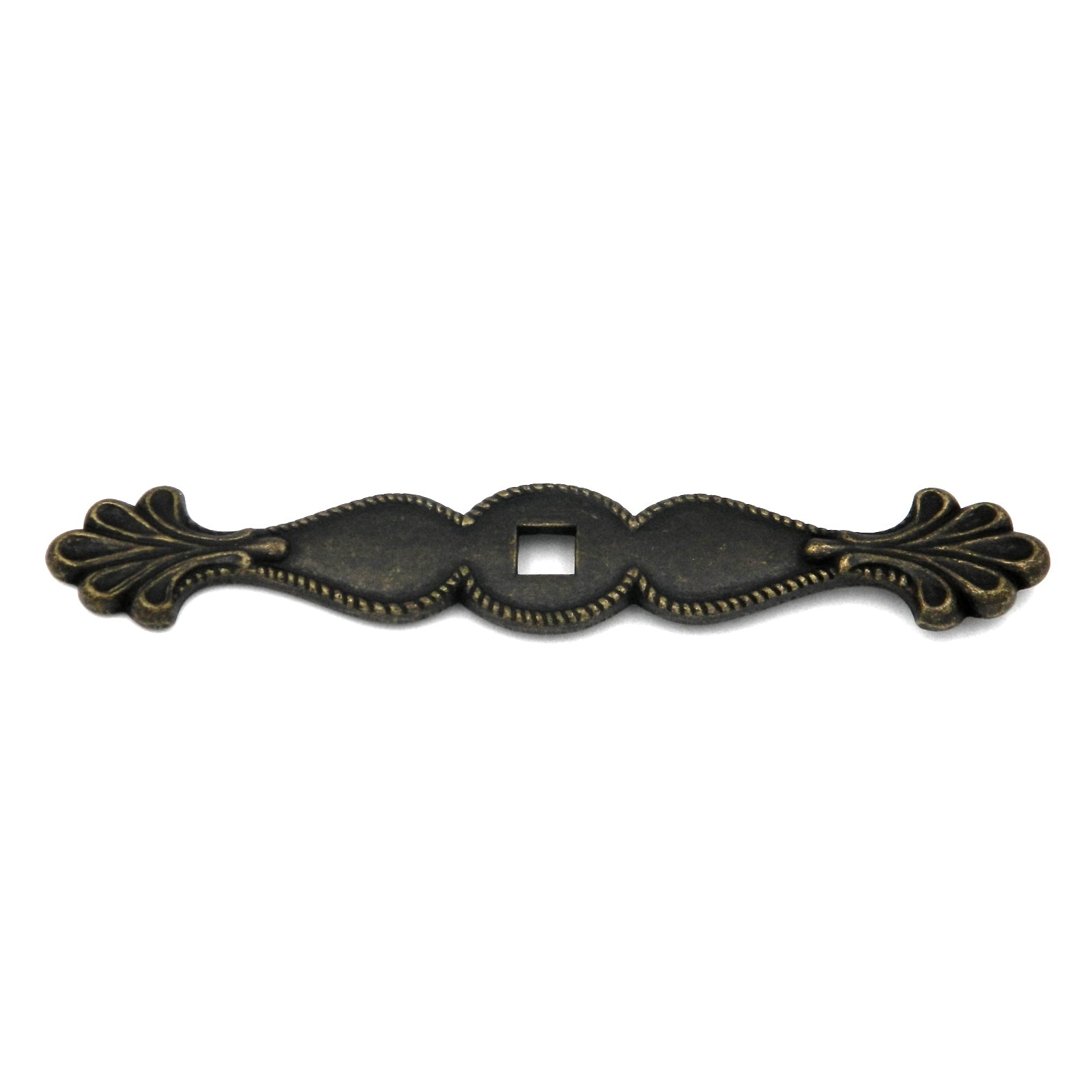 Hickory Hardware Palmetto Windover - Placa trasera para perilla de gabinete antiguo 45643-9167