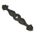 Hickory Hardware Palmetto Windover - Placa trasera para perilla de gabinete antiguo 45643-9167