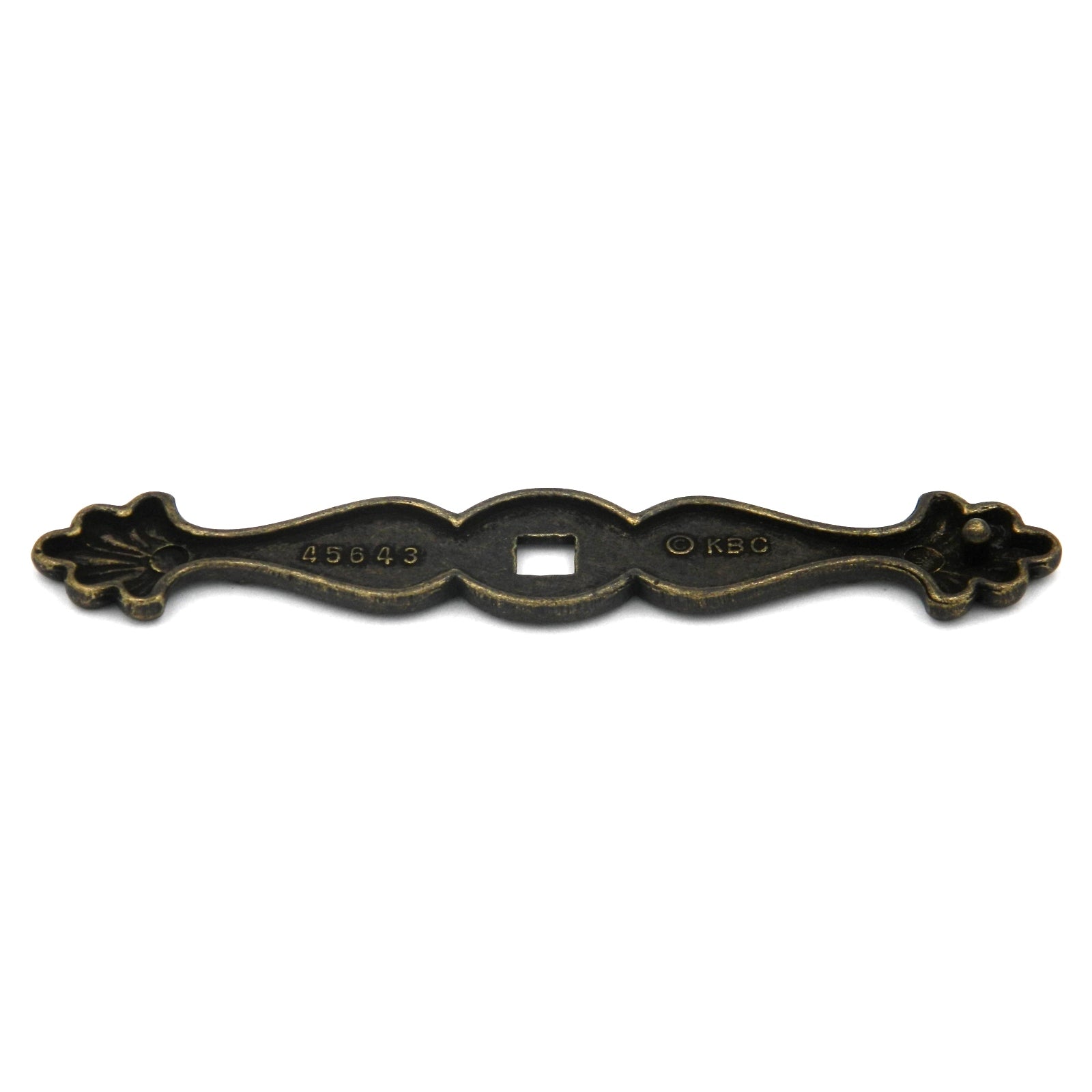 Hickory Hardware Palmetto Windover - Placa trasera para perilla de gabinete antiguo 45643-9167