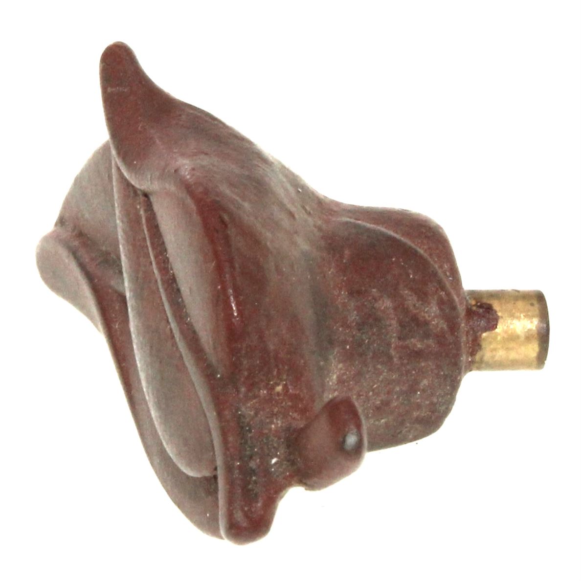 Anne at Home Hardware Nature Double Leaves Large 2 1/2" Cabinet Knob Rust 510-9