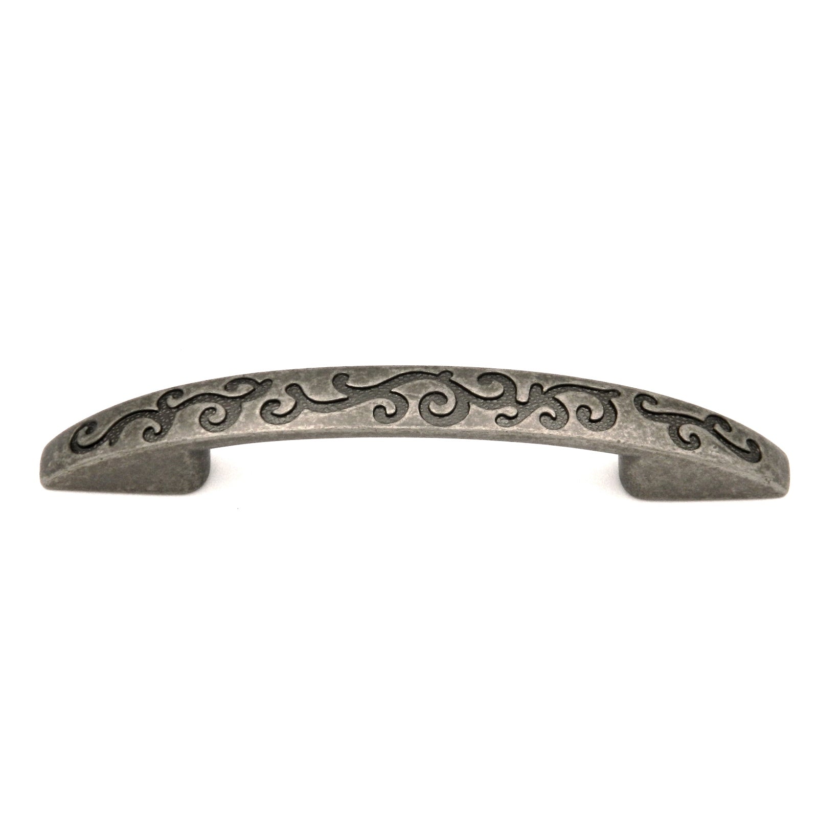 Hickory Mayfair Black Nickel Vibed 3 3/4"cc and 3"cc Arch Cabinet Pull P3090-BNV