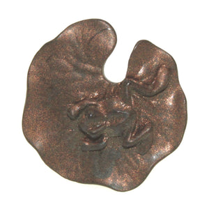Anne at Home Frogs & Lily Pads Copper Bronze 1 3/8" Cabinet Knob 519-13