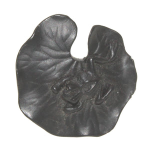 Anne at Home Frogs & Lily Pads Black Frog on Lily Pad 1 3/8" Cabinet Knob 519-7
