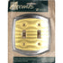 Amerock Accents Solid Brass And Chrome 2 Toggle Light Switch Wall Plate 52358