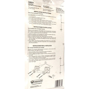 Amerock Accents Solid Oak Bath Toliet Tissue Paper Holder Wall Mounted 52631