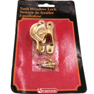 Amerock Solid Brass Window Sash Lock,  Model BP527C
