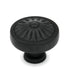 Keeler Charleston Blacksmith Black Iron 1 1/4" Cabinet Knob Pull 54982-9211