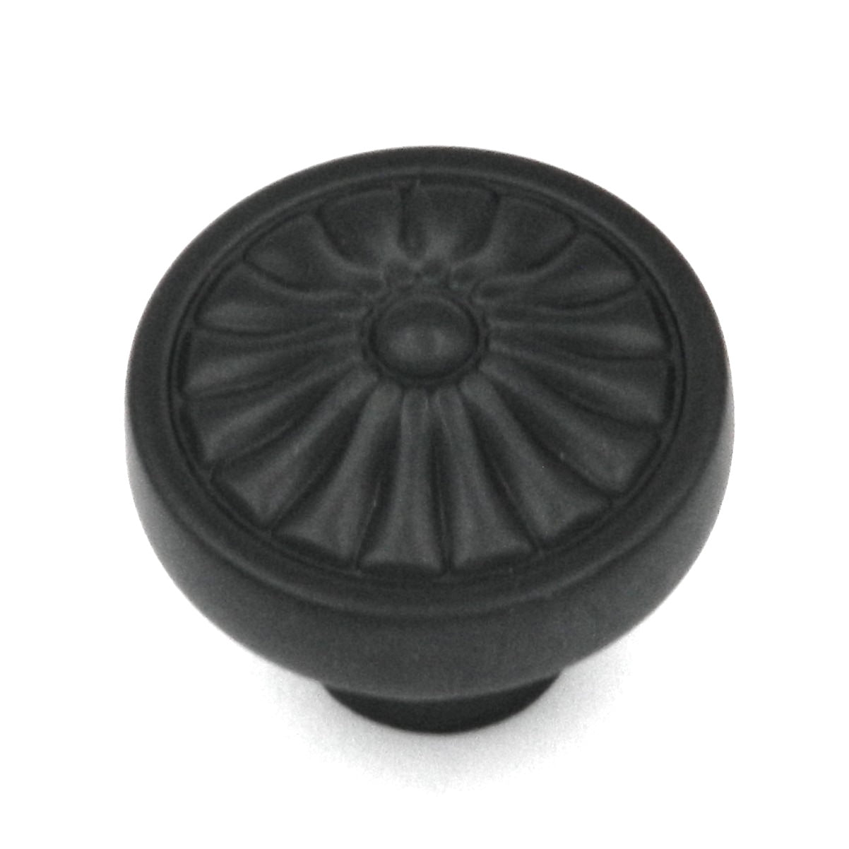 Keeler Charleston Blacksmith Black Iron 1 1/4" Cabinet Knob Pull 54982-9211