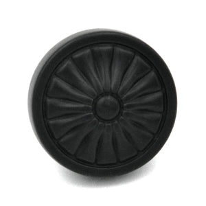 Keeler Charleston Blacksmith Black Iron 1 1/4" Cabinet Knob Pull 54982-9211