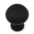 Keeler 55044-9211 - Tirador de perilla para gabinete con parte superior plana de hierro negro rústico de 1 1/8"