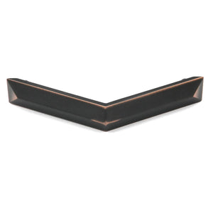 Keeler Bungalow Oil-Rubbed Bronze Highlighted 3 3/4" (96mm)cc Cabinet Handle Pull 55514-9225