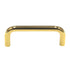 Ultra Hardware 3" Ctr. Solid Brass Cabinet Wire Pull Polished Brass 59100