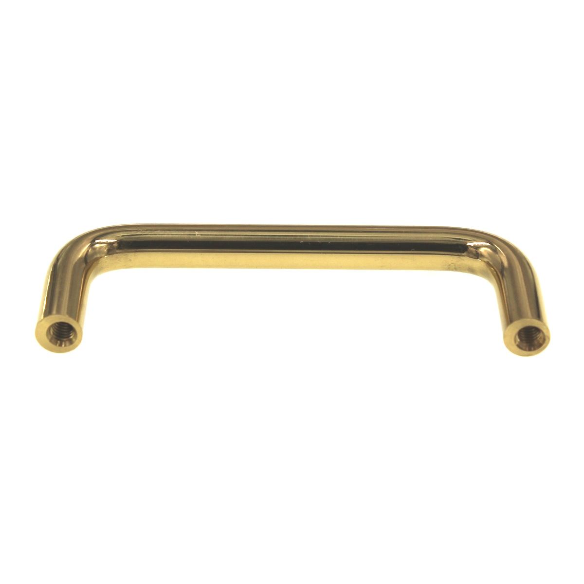 Ultra Hardware 3" Ctr. Solid Brass Cabinet Wire Pull Polished Brass 59100