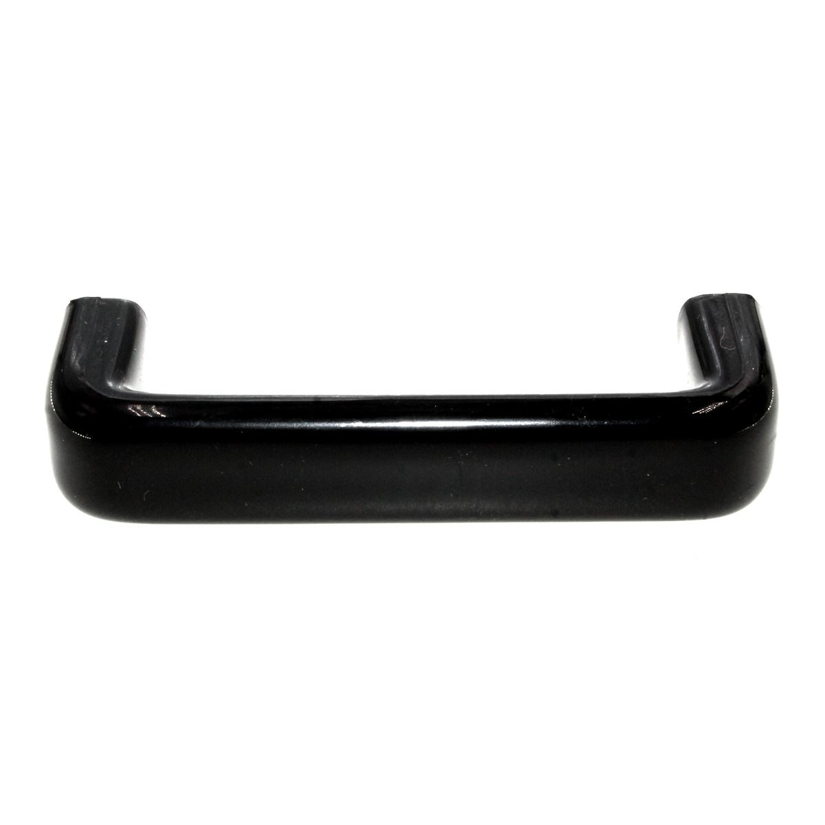 Ultra Hardware 3 1/2" Ctr. Plastic Cabinet Arch Pull Black 59460