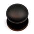 10 Pack Ultra Designer's Edge Oil-Rubbed Bronze 1 1/8" Knob with Backplate 59481