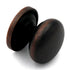 10 Pack Ultra Designer's Edge Oil-Rubbed Bronze 1 1/8" Knob with Backplate 59481