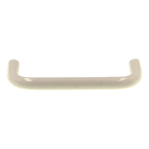Ultra Hardware 4" Ctr. Plastic Cabinet Wire Pull White 59485